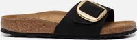 Birkenstock Madrid Big Buckle Pantoufles - Dames - Zwart - Maat 42