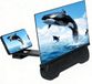 Écran agrandi sans marque - Agrandisseur d'écran avec haut-parleur bluetooth - Cinéma de téléphone - Cinéma maison - pliable - Support de bureau pliable - Pour films, vidéos et jeux - 18 pouces - Noir