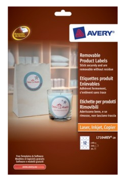 Avery Removable Product Labels