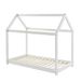 BAÏTA Kinderbed, hut, Tiny Pine, wit, 70 x 140 cm, lattenbodem inbegrepen