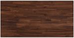 vidaXL Rechthoekig Tafelblad 130 x 60 x 3 cm Donkerbruin Glas