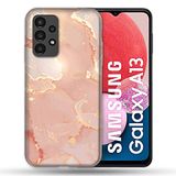 Beschermhoes Samsung Galaxy A13 Beschermhoes Marmer Textuur Roze