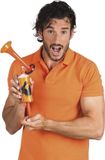 Boland Oranje Holland stadiontoeter - 6x - hand toeter - 45 cm - supporters - luchttoeter - luchthoorn