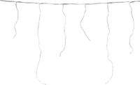 Merkloos Lichtgordijn IJspegel 300 cm - Warm Wit - LED Kerstverlichting - Timer - Afstandsbediening
