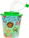 Duckiez 3D Beker Met Rietje En Deksel Wilde Dieren - 12 stuks