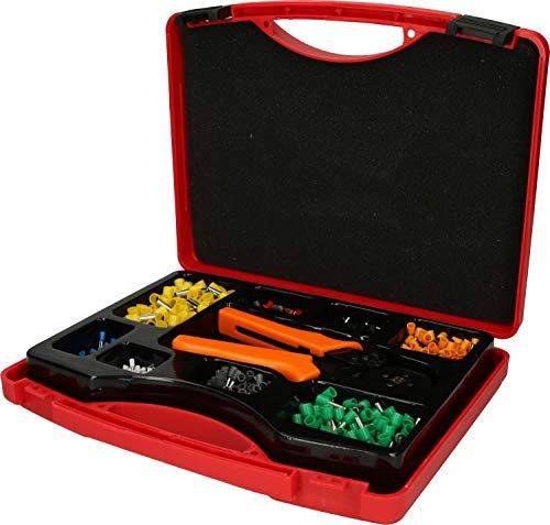 KS Tools 970.0840 - Assortiment adereindhulzen met krimptang - 1001-dlg
