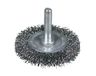 Osborn 0008600531 Borstels 6 mm, met spike, roestvrijstalen cirkel, 0,20 mm diameter draad, 1000 RPM, 22 mm hoogte Pua, 100 mm D X 12 mm E, 10 stuks