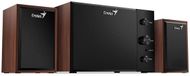 Genius SW-2.1 350 2.1 speakers, 15W, caisse en bois couleur cerise