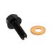 cyclingcolors 1 x olieafvoerschroef magnetisch met afdichting oliekuip afvoermoer afsluitschroeven ideaal voor bromfiets scooter motorfiets auto quad motor oliebak, M8 x 1,25 25 mm
