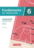 Fundamente Cornelsen Verlag GmbH Fundamente der Mathematik 6. Schuljahr - Ausgabe B ab 2024 - Arbeitsheft zum Schulbuch mit Medien und Lösungen
