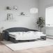vidaXL Slaapbank met onderschuifbed 90x190 cm fluweel donkergrijs