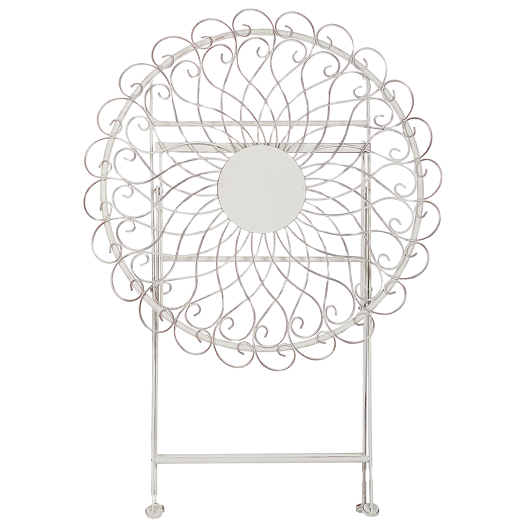 BELIANI Beliani STIFFE - Tuintafel - Wit - IJzer