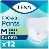 TENA Pants Super - Medium - Incontinentiebroekjes voor Volwassenen - Ademend Materiaal - 4 Stuks
