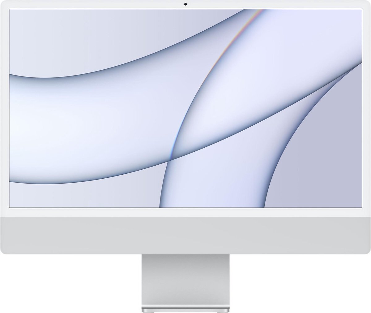 Apple iMac 24 inch (2021) - 16GB - 256GB SSD - 8 core CPU - 8 core GPU - Magic Keyboard met numeriek toetsenblok - Touch ID - Ethernet - Zilver