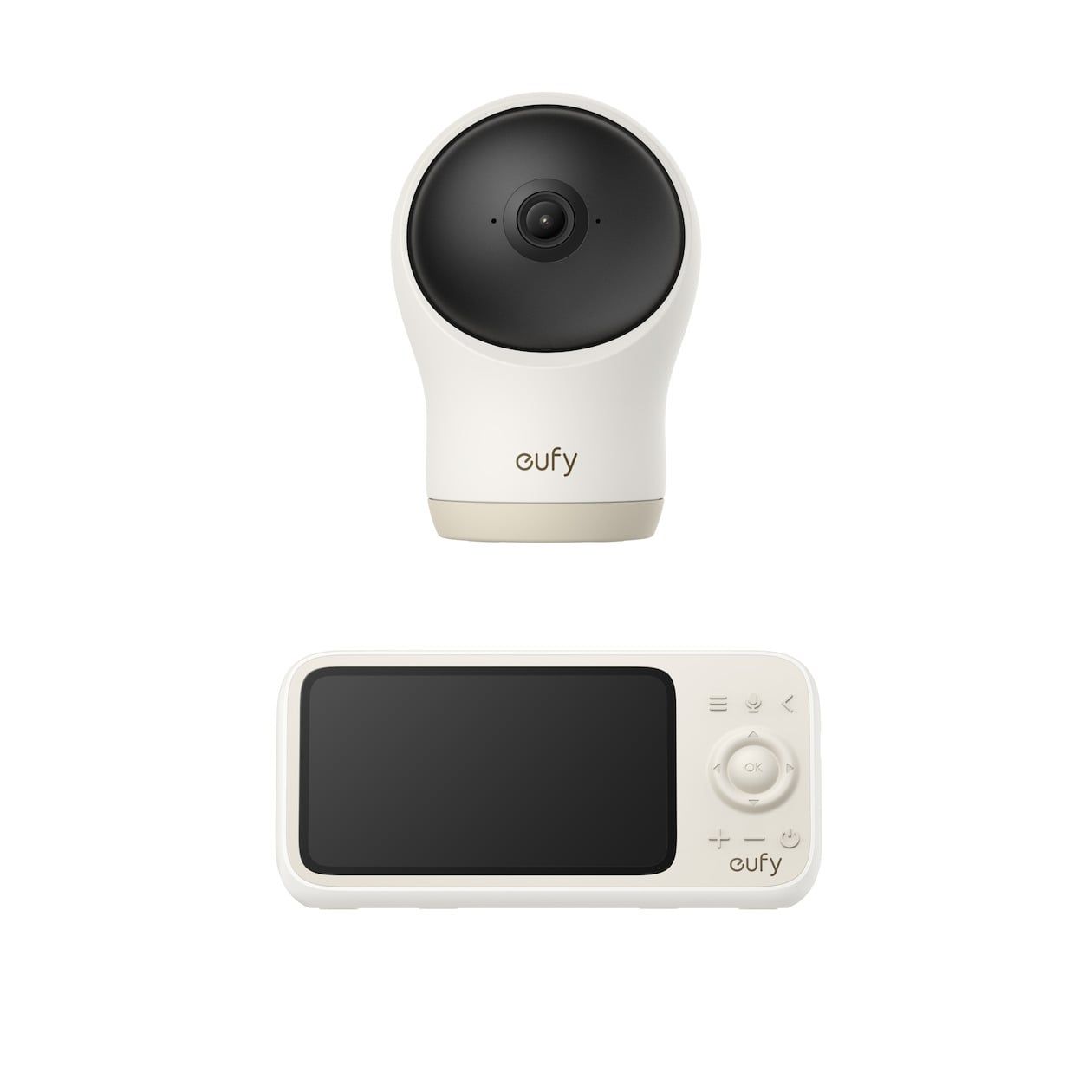 eufy Babyfoon C10 – 2K HD Camera – 4.5" Scherm – Pan & Tilt – Nachtzicht – Wi-Fi of Zonder Wi-Fi – 12 Uur Batterij – Beweging, Huilen & Geluid Detectie – Temperatuur Alarm – 2-weg Praten – VOX