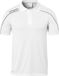 Uhlsport Stream 22 Polo Enfants - Blanc / Noir | Taille : 152