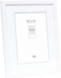 Deknudt Frames fotolijst S41JK1 P1 - wit met passe-partout - 15x20 cm