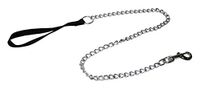 Croci C5079533 nylon lijn met ketting, 1 m x 3 mm, zwart