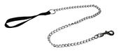 Croci C5079533 nylon lijn met ketting, 1 m x 3 mm, zwart