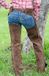 HKM Chaps Bruin S Leer Volwassenen Paard
