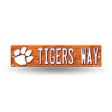 NCAA Rico NCAA Clemson Tigers Plastic Straatbord 4 "x 16"