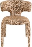 Kare Design Stoel Tobi Maze bruin