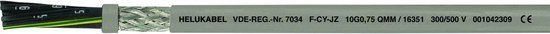 HELU F-CY-JZ Câble de commande 12 G 1.5 mm² Gris 16400 par mètre
