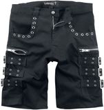Gothicana by EMP Gothicana Zwart broekje met klinknagels - Heren - XL