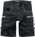 Gothicana by EMP Gothicana Zwart broekje met klinknagels - Heren - XL
