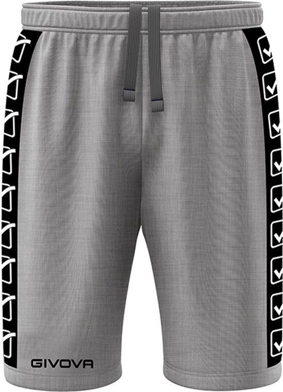 Givova Terry Band Sports Shorts - Light Gray - L - Unisex