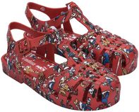 Melissa Mini Possession Print + Mickey And Friends Sandalen Rood EU 24
