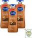 Vaseline 3 x Lait Corporel Éclat Cacao - Nourrissant Intensif - 600 ml