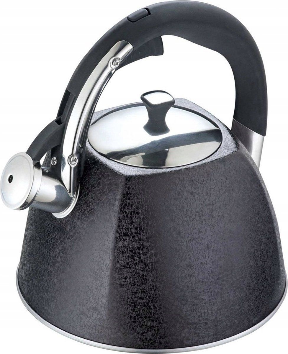 KLAUSBERG Top Choice - Fluitketel - 3L - RVS - Zwart