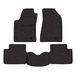Vloermatten Citroen Vloermatten set voor Citroen Berlingo Multispace bouwjaar 1997 tot 2001 in tapijt c/instaplijsten Made in Italy in grijs