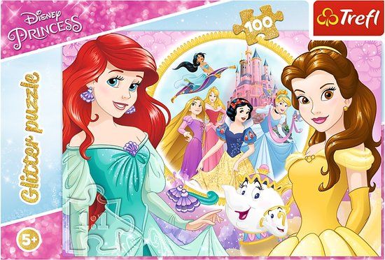 Trefl Princess Puzzel - 100 Stukjes - Disney Princess - 3+ Jaar
