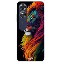 Maniacase Etui Oppo A17 Majestic Lion