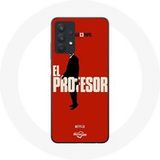 Maniacase Hoesje voor Samsung Galaxy A32 5G La Casa De Papel El profesor tekening