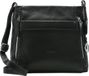 L.CREDI Leren Schoudertas Sabrina Crossbody Bag Black Zwart