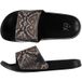 Merkloos Badslippers/huisslippers met slangen print voor dames 37