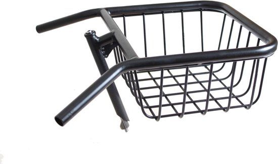 Steco Stuurmand City - 114 Liter - 38 x 32 cm - Metaal - Zwart