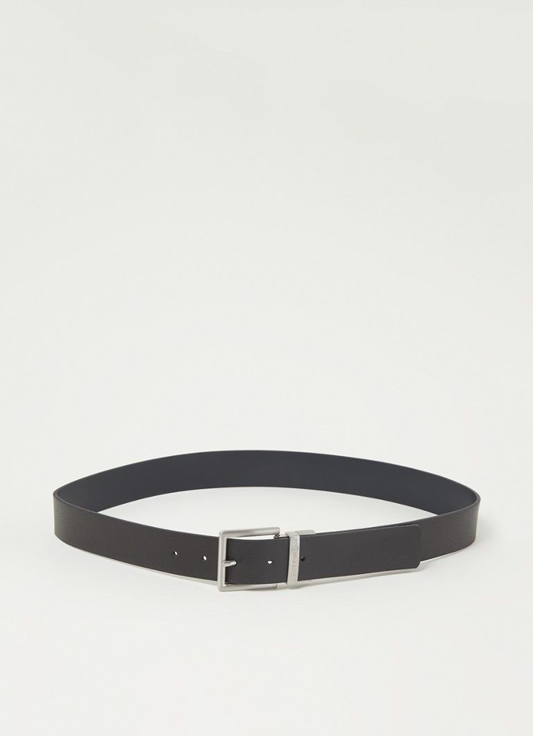 Armani Exchange Leather Belt with Logo