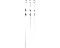 Merkloos BBQ Spiezen - 12x stuks - Metaal - 45 cm
