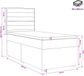 vidaXL Boxspringbed met matras, donkergrijs, 90 x 200 cm, gestoffeerd