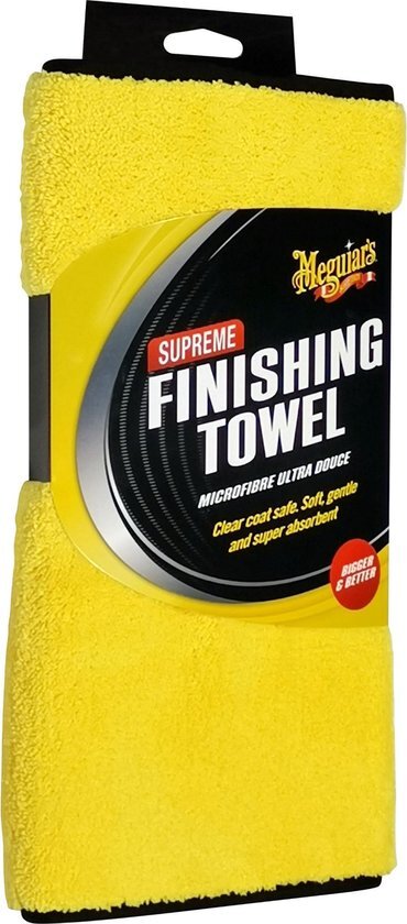 Meguiars droogdoek Supreme 50 x 30 cm microvezel geel