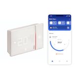 BTICINO Netwerkthermostaat WLAN-interface boosterfunctie programmeerbare temperatuurregeling positionering integratie v. radiatorventielen 5 graden - 40 graden AP 250 V XW8002W-DE