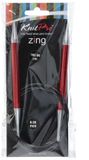 KnitPro Zing rondbreinaalden 100cm 9.00mm - 3st