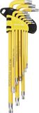 WorkPro TX T-profiel stifsleutelset T 10, T 15, T 20, T 25, T 27, T 30, T 40, T 45, T 50