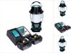 Makita DMR 056 RT radio sans fil 18 V FM DAB+ avec lanterne torche 360° IP65 + 2x batterie rechargeable 5.0 Ah + chargeur