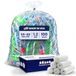 Plasticplace Duidelijke 55 Gallon Vuilniszakken, 38x58, 100/Case, 1,2 Mil
