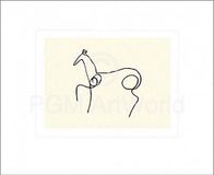 PGM Your Decoration B.V. Kunstdruk Pablo Picasso - Le Cheval 50x60cm